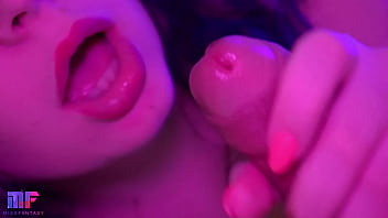 POV blowjob of a couple's passionate encounter