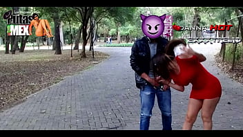 Danna, a provocative Latina wife, exposes herself in public and performs oral sex on an unfamiliar man in Chapultepec